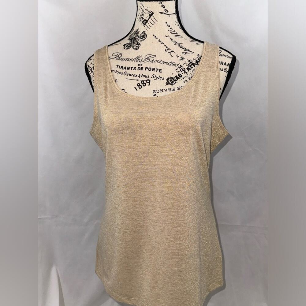 Talbots Gold Scoop-neck Tank Top